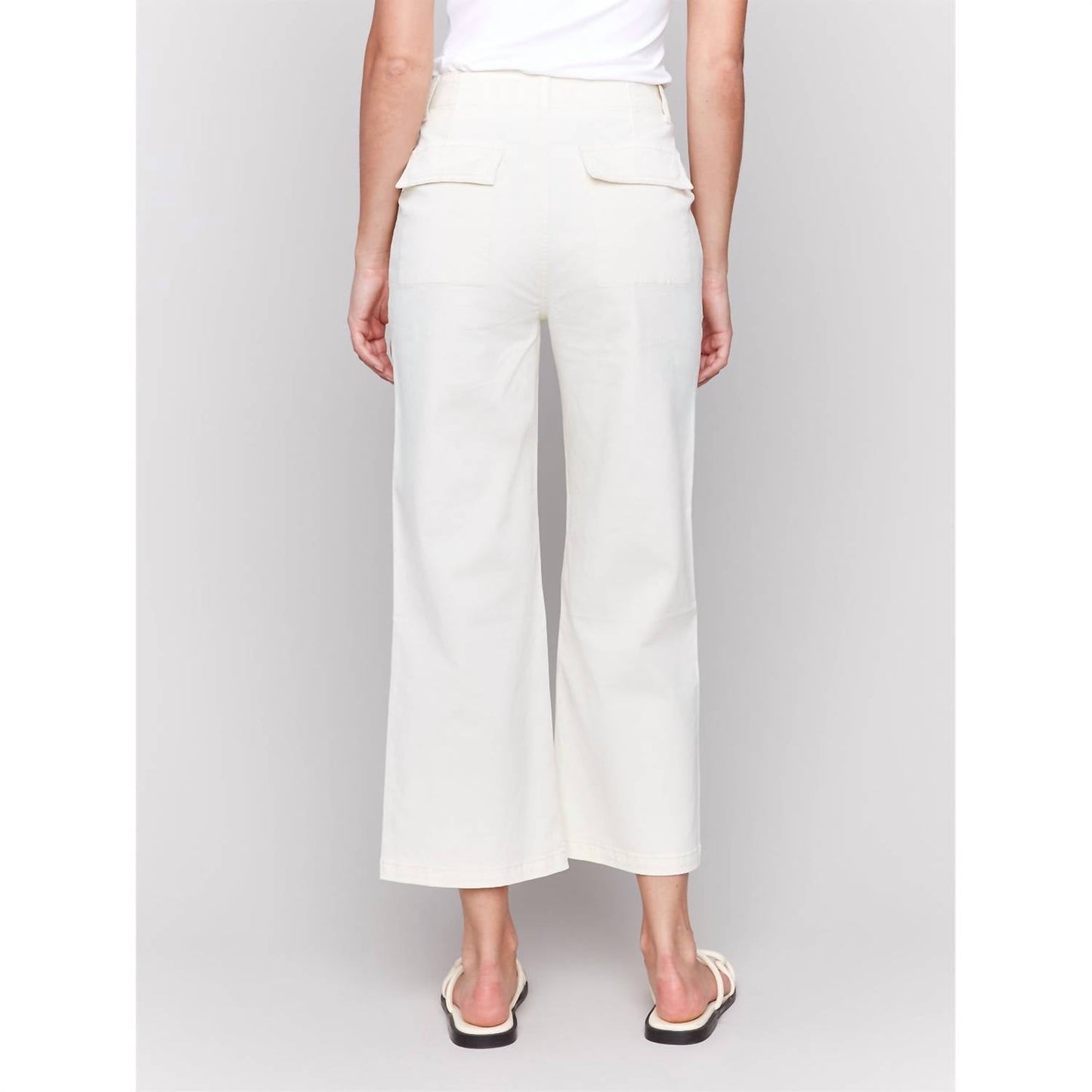 Charlie B - Cropped Utility Pocket Pants