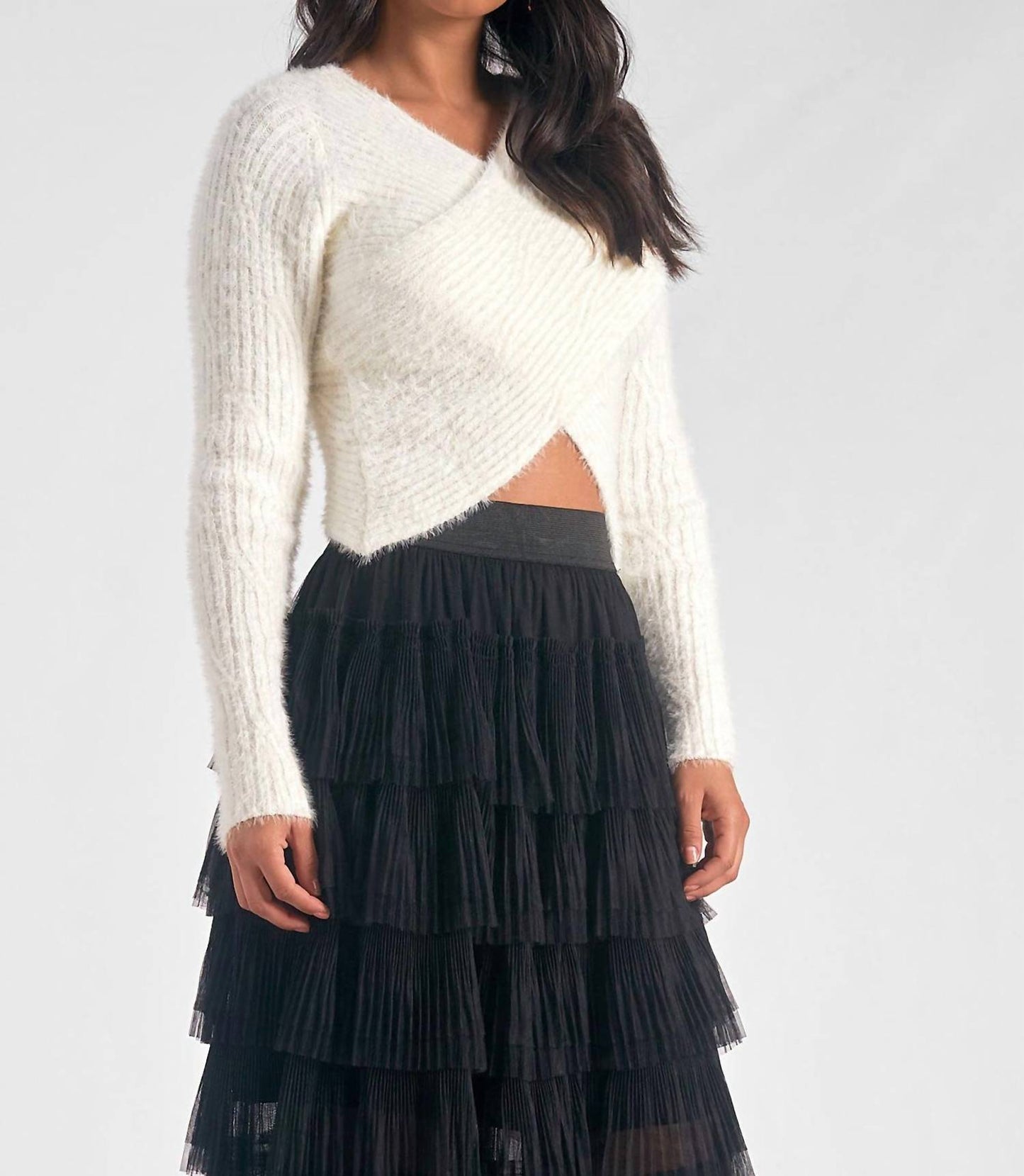 Elan - CROPPED SWEATER
