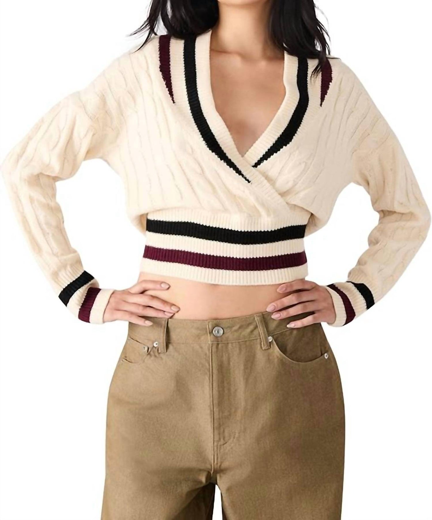 steve-madden-addison-v-neck-varsity-cable-sweater