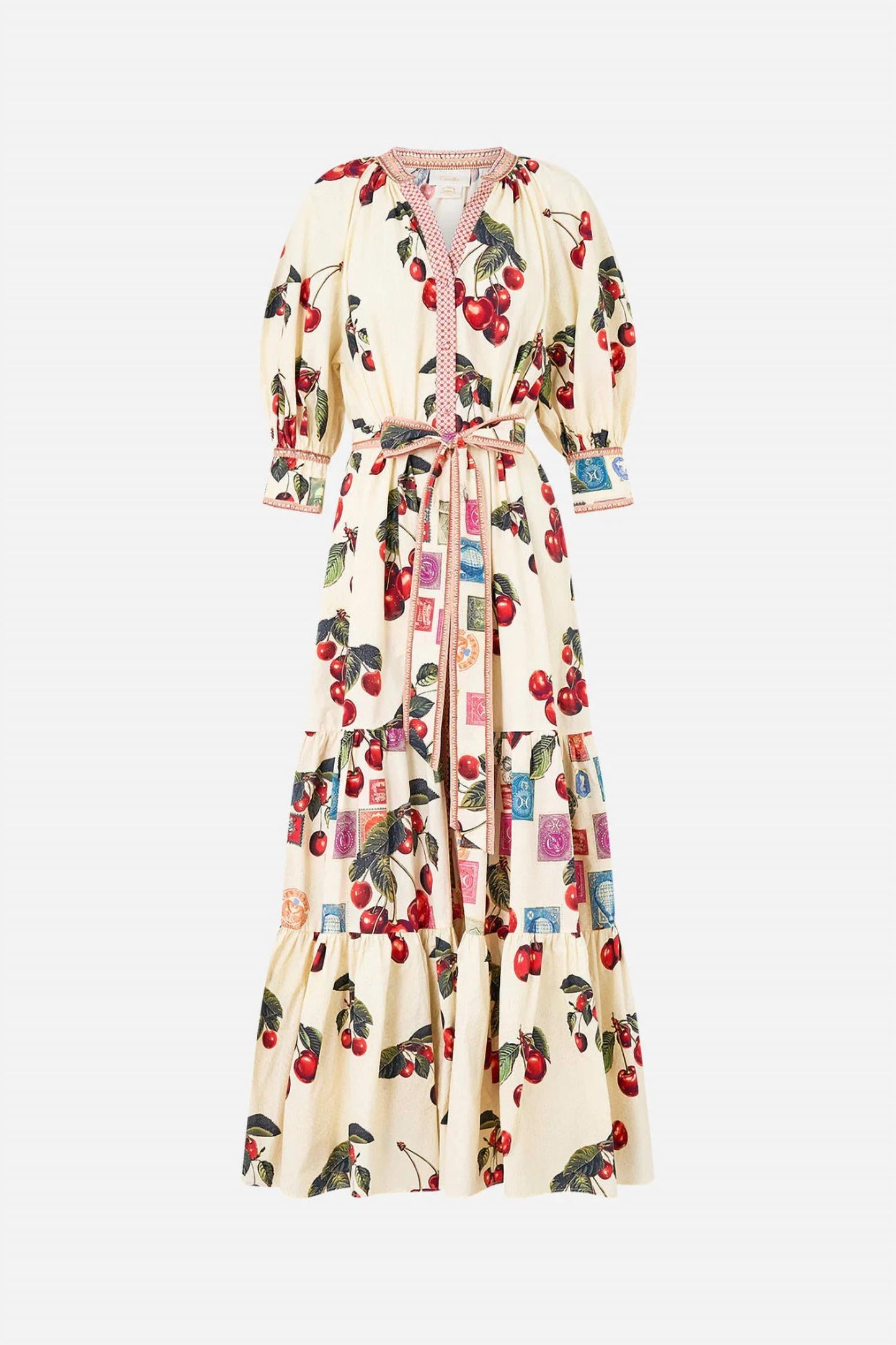 Camilla - Women's Tiered Shirt Dress