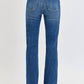 Risen - High Rise-bootcut-double Waist Band Jeans