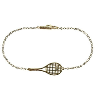 Love Love Tennis - Raquete Feminina Diamond Ball Tennis Pulseira