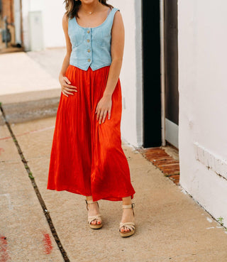 Z Supply - Nicoline Crinkle Midi Skirt