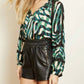 Caballero - Stella V-neck Long Sleeve Top
