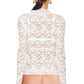 Free People - All Day Lace Long Sleeve Top