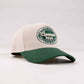 Common Hype Luxe Frame Snapback Hat Cream / Green