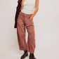 Free People - Good Luck Mid-rise Cord Barrel Jeans