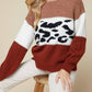 Entro - Color Block Sweater