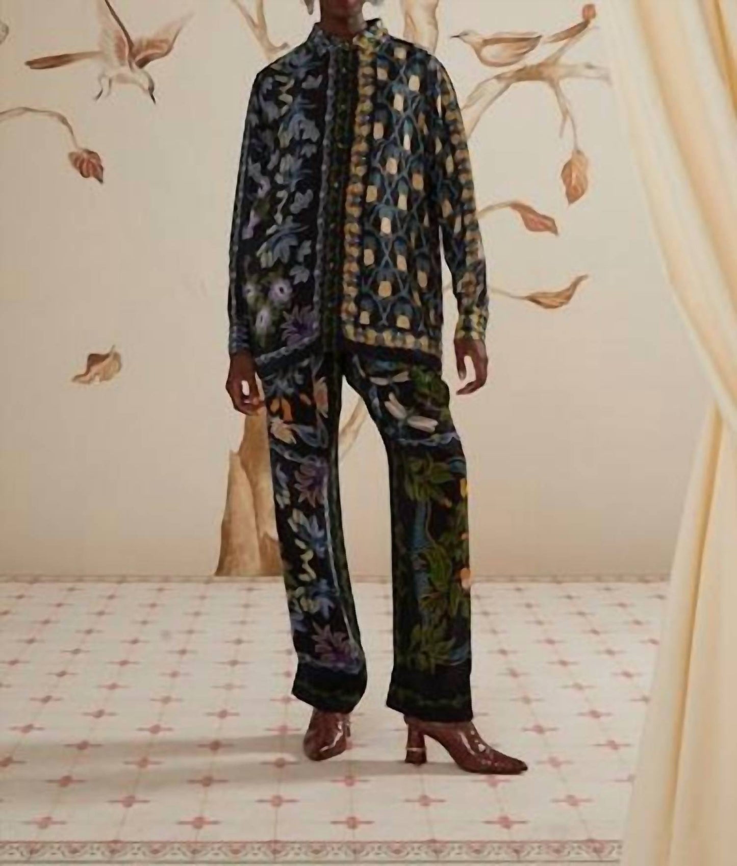 Farm Rio - Winter Garden Pajama Pants