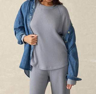 Faherty - Legend Waffle Layering Top