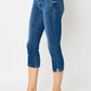 Judy Blue - Mid Rise Skinny Fit Capri