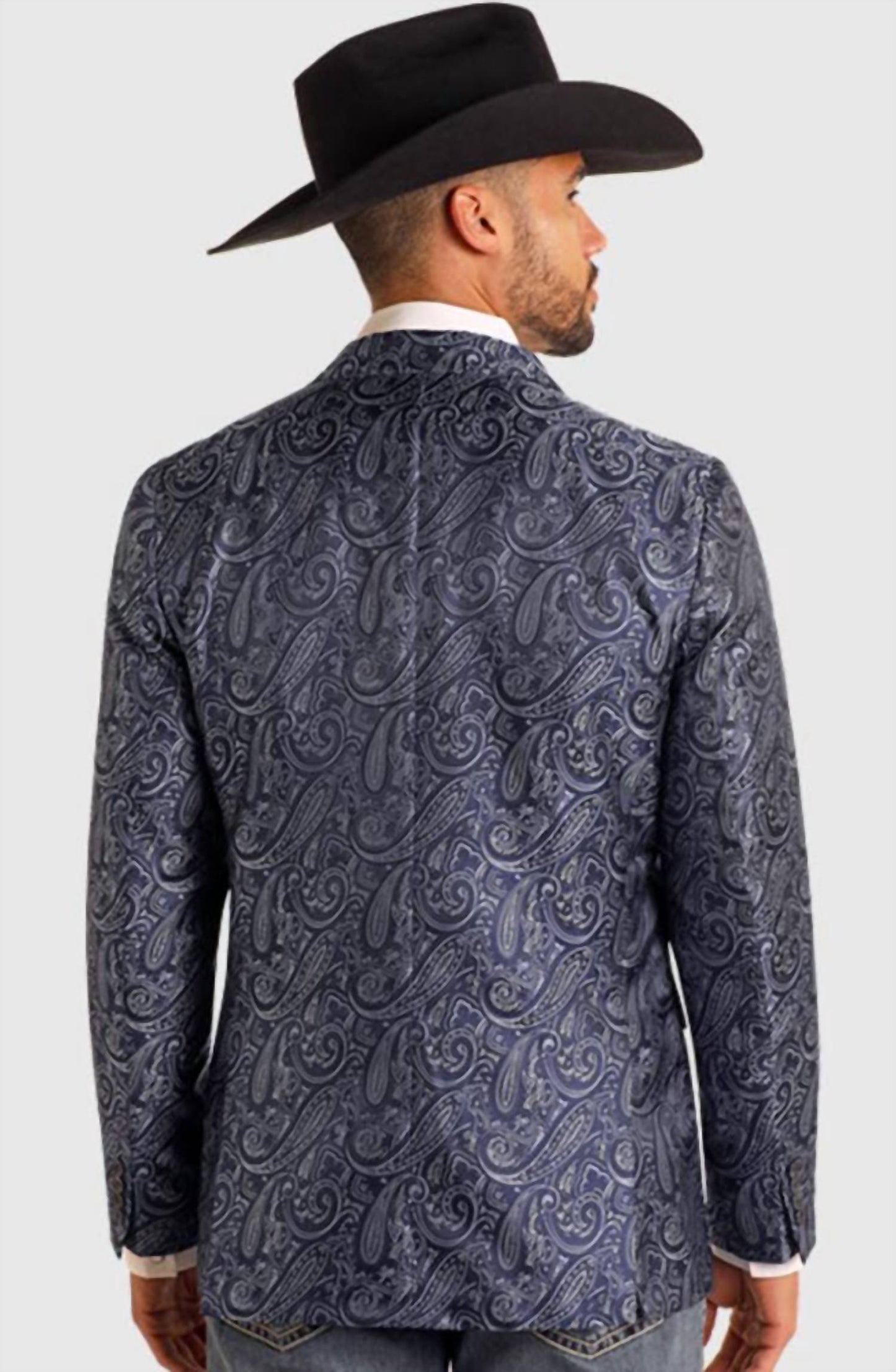 Panhandle - Paisley Jacquard Sports Coat Blazer