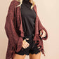 143 Story - Frayed Drape Sweater Cardigan