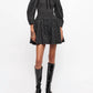 Ganni - Printed Cotton Mini Smock Dress