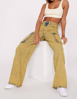 Fashion Nova - Cargo Baggy Jeans