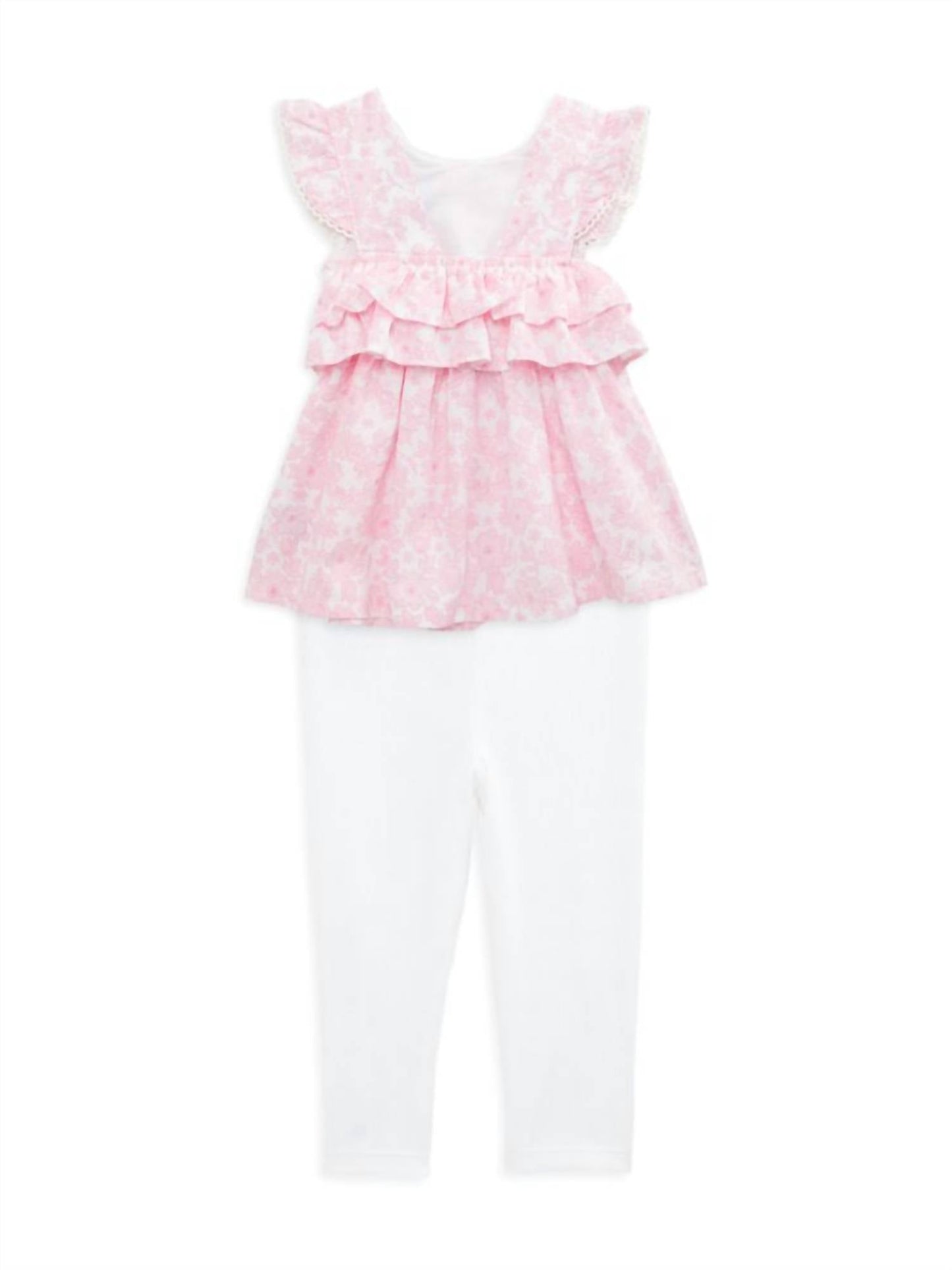Tommy Hilfiger - Toddler Girls 2-piece Floral Top & Capri Leggings Set