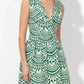 Adelyn Rae - Maris Cotton Crochet Piped Mini Dress