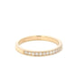 Aamiaa - 0.22 Carat Natural Diamond Channel Set Band Ring