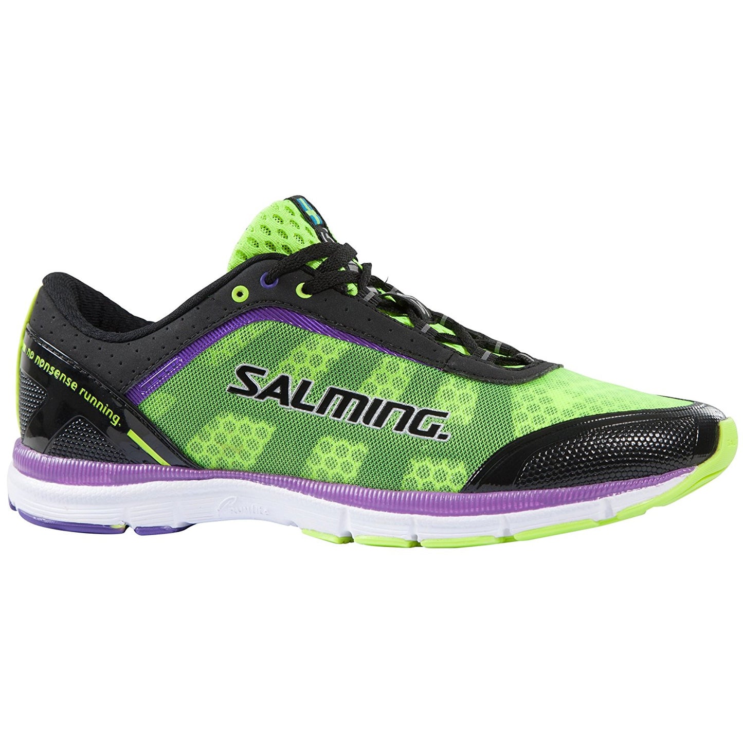 Tênis de corrida feminino Salming Speed, preto/amarelo