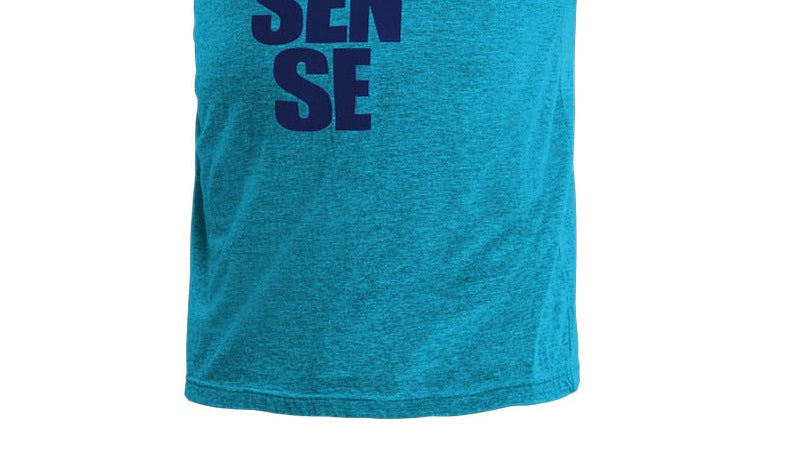 Camiseta Salming No Nonsense SR Ciano Azul Médio Azul Tamanho Médio
