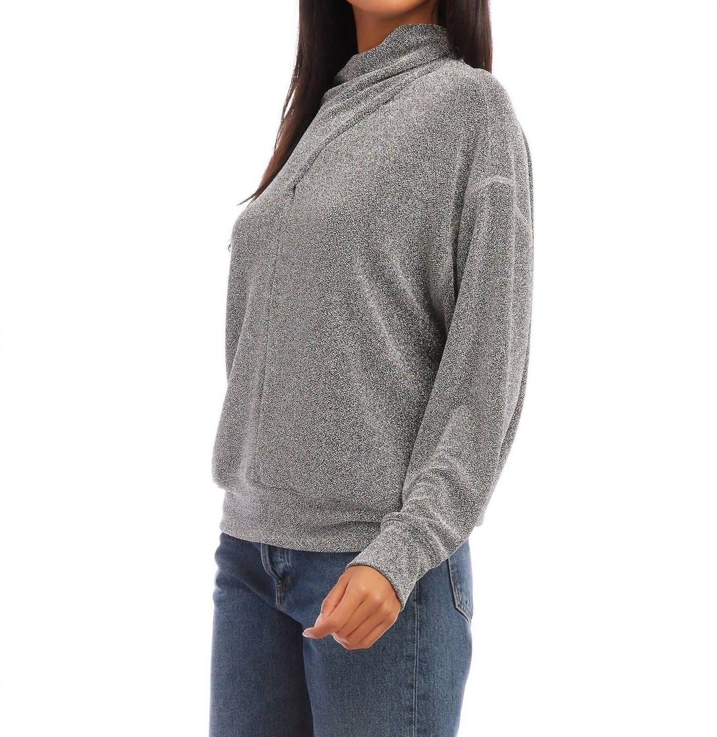 Fifteen Twenty - FAUX WRAP TURTLENECK SWEATER