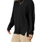 Basic Bae - Sophisticated Ribbed Knit Top