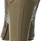 Nicole Women's Loopey Mule Taupe Tamanho 8 B(M) EUA
