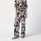 Joseph Ribkoff - Abstract Print Wide-Leg Pants