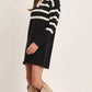 Able - Stripe Collared Mini Sweater Dress