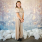 Abel & Lula - Girl's Pleated Knit Pants Set