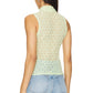 Frame - Mesh Mockneck Top