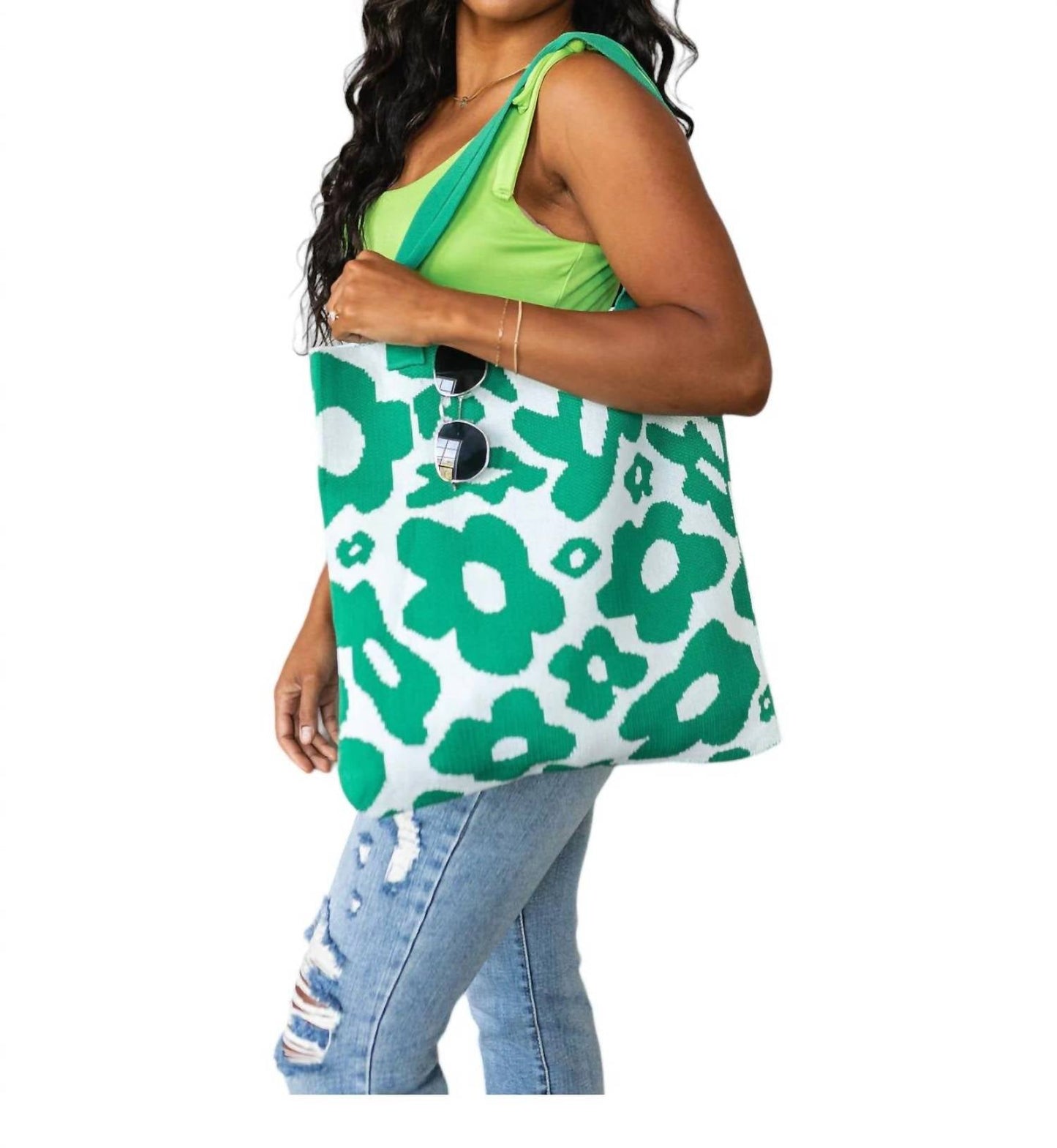 123 Amore - Lazy Daisy Knit Bag