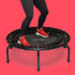 JumpSport 370 Home Gym Trampolim de Fitness Reforçado de 39" com DVD 4 em 1, Preto