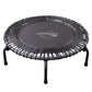 JumpSport 550f PRO Trampolim de fitness dobrável leve para ambientes internos de 44 polegadas, preto