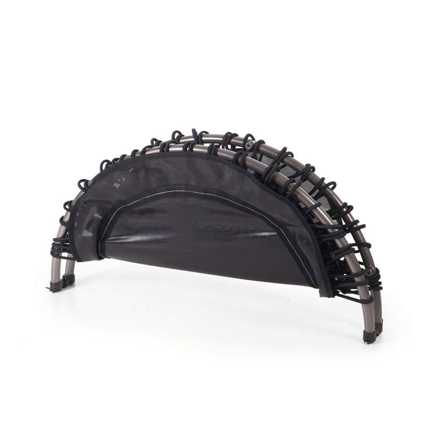 JumpSport 550f PRO Trampolim de fitness dobrável leve para ambientes internos de 44 polegadas, preto