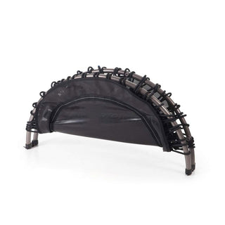 JumpSport 550f PRO Trampolim de fitness dobrável leve para ambientes internos de 44 polegadas, preto