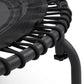 JumpSport 550f PRO Trampolim de fitness dobrável leve para ambientes internos de 44 polegadas, preto