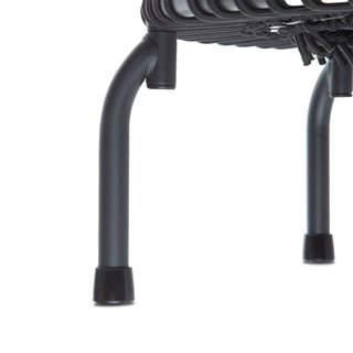 Trampolim de fitness leve e durável para ambientes internos JumpSport 570 PRO de 44 polegadas, preto