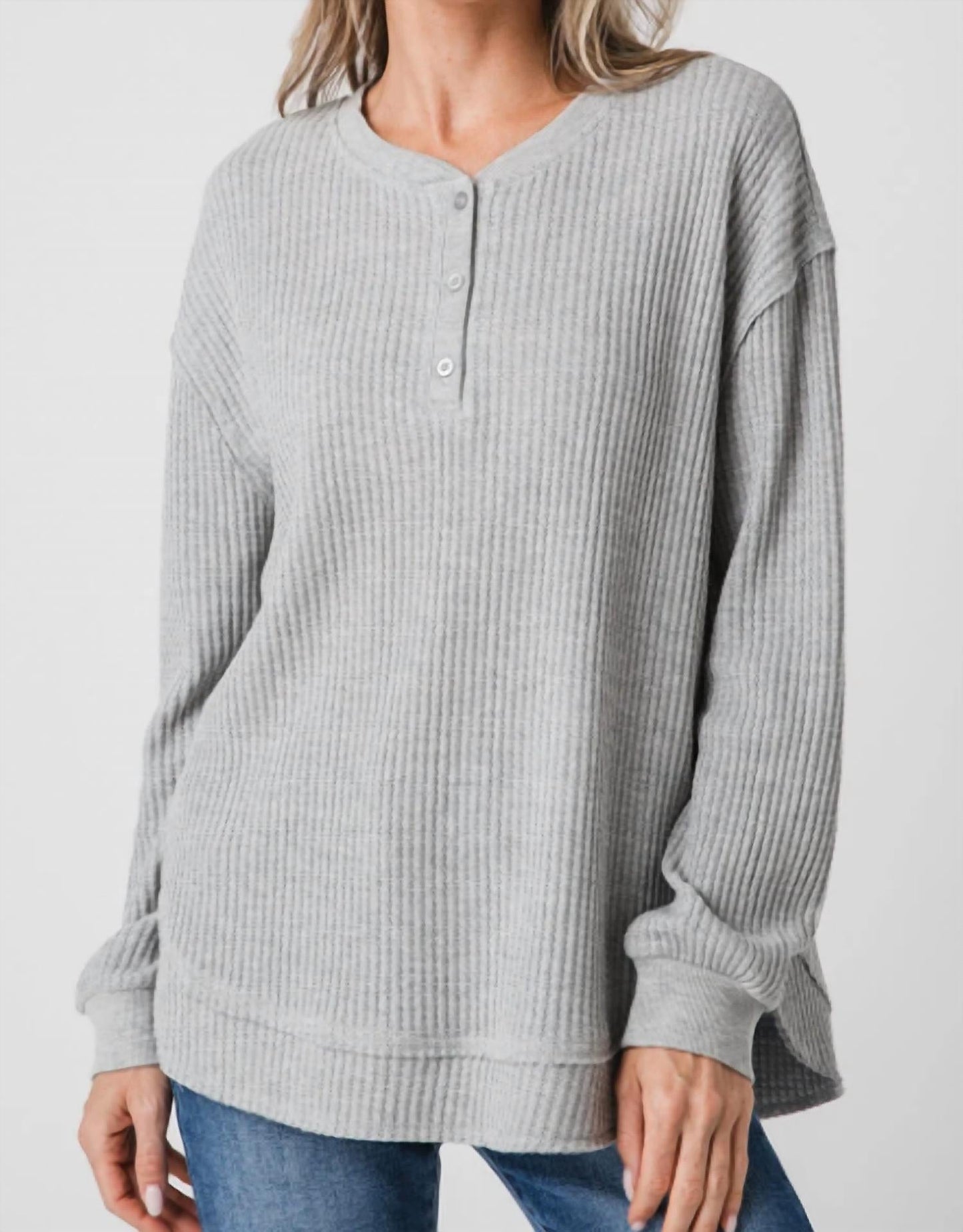 Z Supply - Jax Cozy Waffle Henley Top