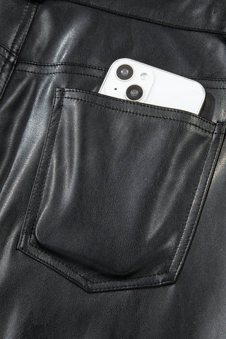 Dear Lover - Faux Leather Skirt