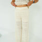 Wildflower - Women's Crochet Top And Pants Set