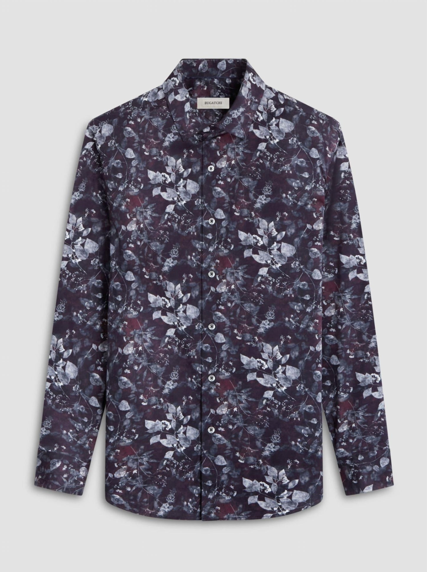 Bugatchi Uomo - Long Sleeve Julian Woven Shaped