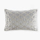 Oblong Decor Pillow Silver 22x15'