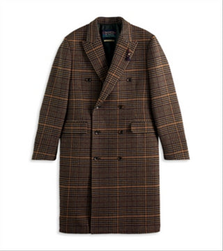 Scotch & Soda Double Breasted Coat Brown Size 50