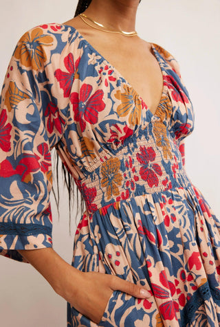 Free People - Vestido longo estampado Dixie