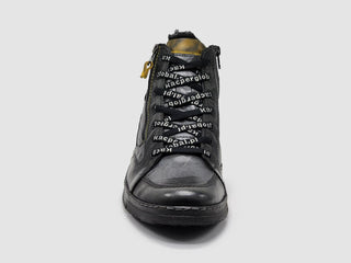 Kcr Group - Men's Thick Wool-Lined Zip-Up Leather Boots