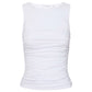 Good American - Stretch Jersey Ruched Tank Top