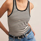 Z Supply - Classic Striped Scoop Tank Top