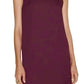 Naked Zebra - Neckline Accent Mini Shift Dress
