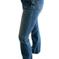 Risen - High Rise Raw Cut Flare Jeans